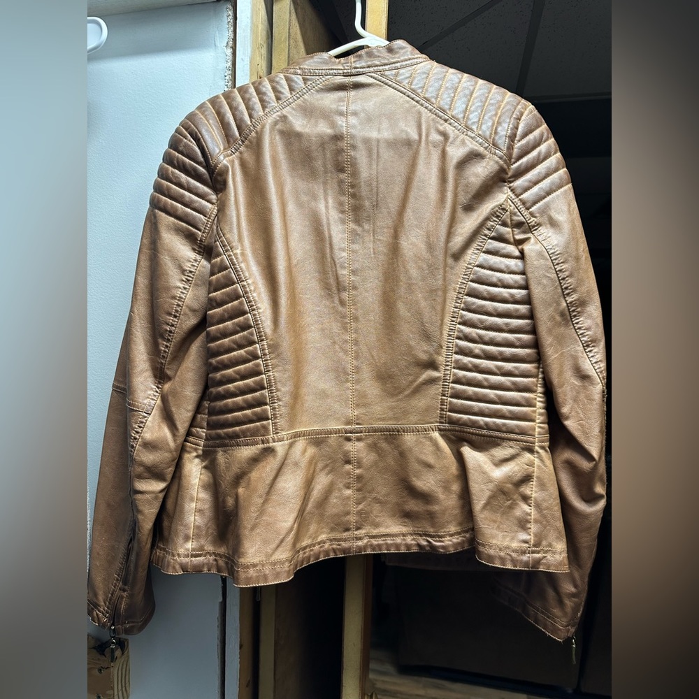 Max Studio Leather Jacket